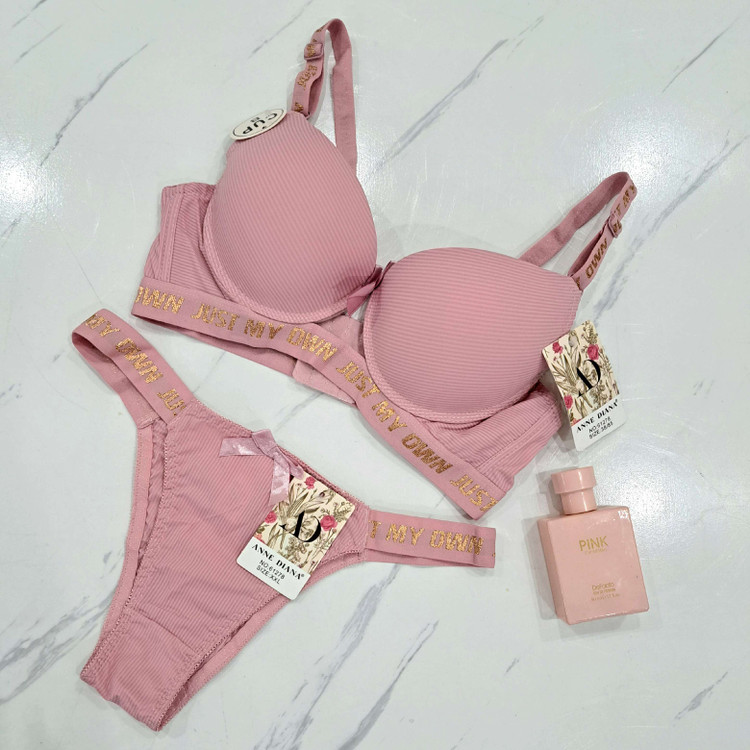 ست شورت سوتین صورتی