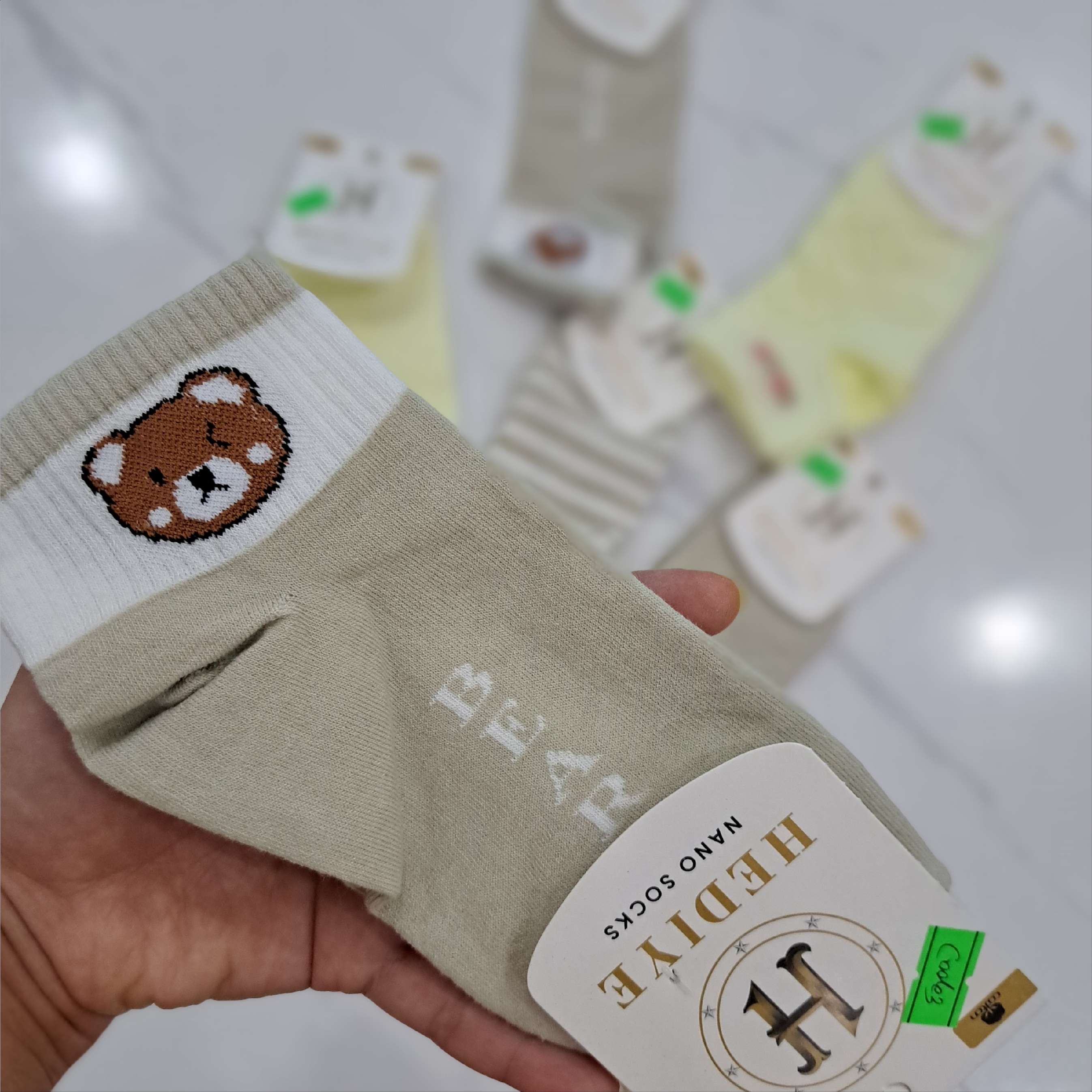 قیمت و خرید جوراب ساق کوتاه زنانهbear