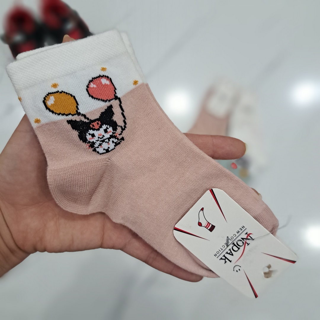 جوراب دخترانه کرومی مناسب 7 تا 9سال